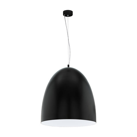 Pendant luminaire "Sarabia" 60W black IP20