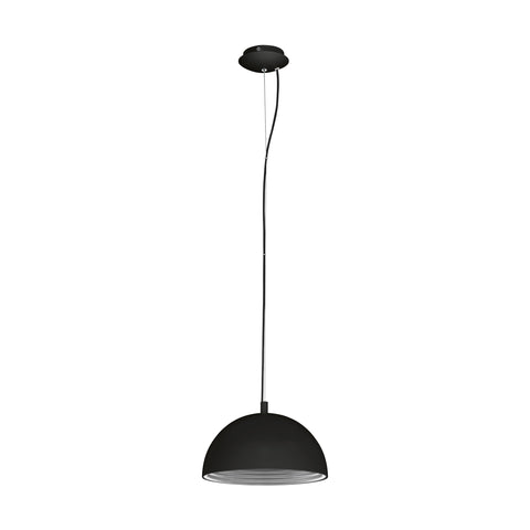 Panderas Pendant luminaire Ø300 60W black/silver IP20