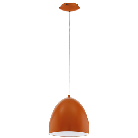 Pendant luminaire "Sarabia" 60W orange IP20