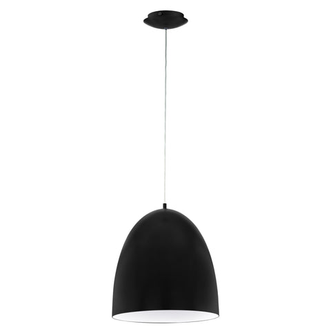 Pendant luminaire "Sarabia" 60W black IP20