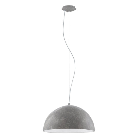 Pendant luminaire "Gaetano" 60W betongrey IP20