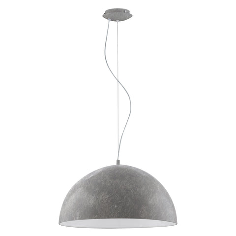 Pendant luminaire "Gaetano" 60W betongrey IP20