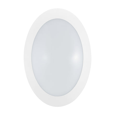 Bellaria wall-mounted luminaire oval 6W 3000K white IP66