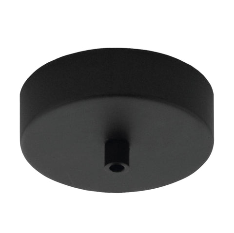 Canopy 1-fold, surface mounted black IP20