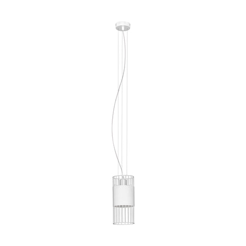 Pendant luminaire "Shilton" E27 60W white
