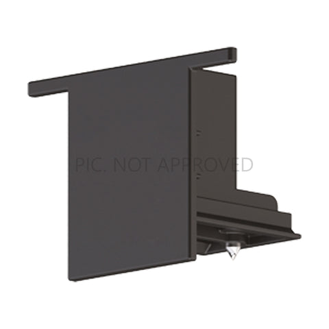 TRACK ON END CAP MOUNTING DALI negru