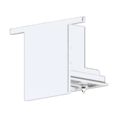 TRACK ON END CAP MOUNTING DALI alb