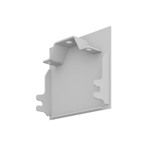 Pastrengo 3 End cap for Snake light argintiu (2 pcs)