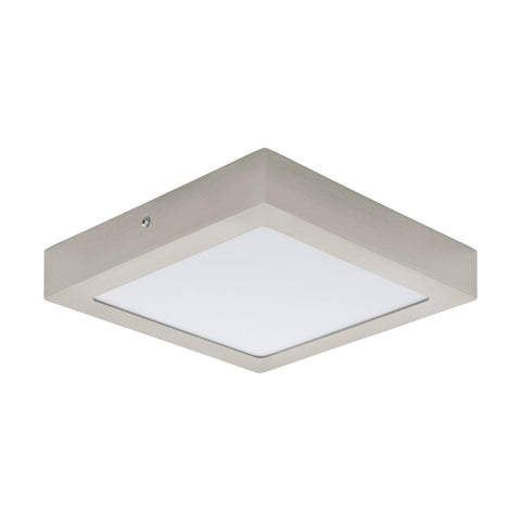 Plafoniera LED 225X225 nichel-mat 'FUEVA PRO'