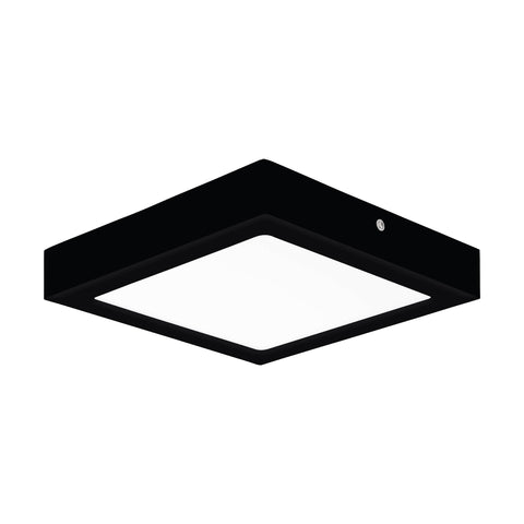 Plafoniera LED 225X225 negru 'FUEVA PRO'