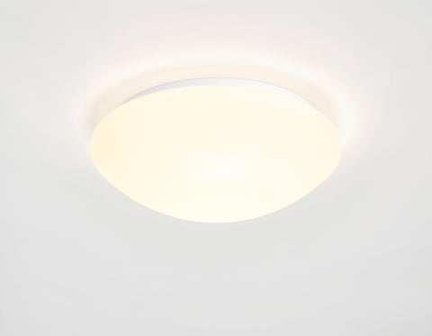 Plafonieră RKL 3, E27, 60W, IP40, opal, alb