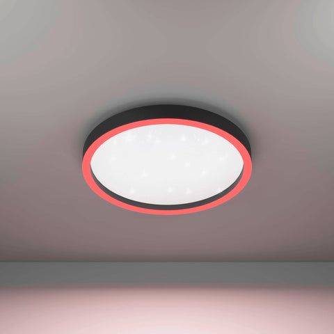 CALPINO WL 17,8W 2150lm RGB + TW Ø420 negru