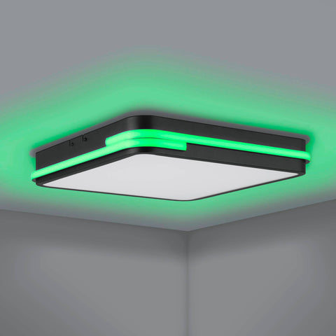 GENOVESE-Z CL 22W 3000lm RGB + TW negru/alb