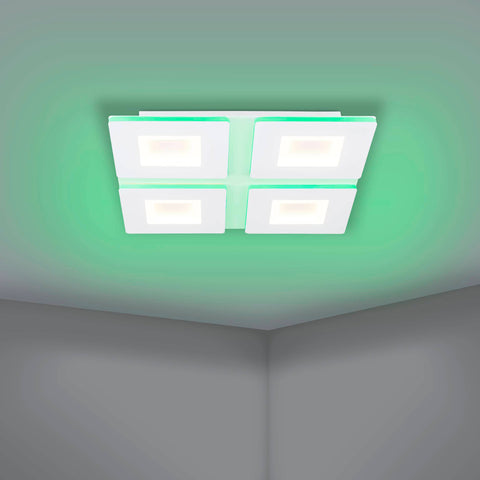 PADROGIANO CL 26,2W 3800lm RGB + TW 450X450  alb