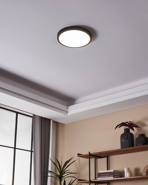 FUEVA-Z DL 19,5W 2500lm tuneable white, Ø285, negru