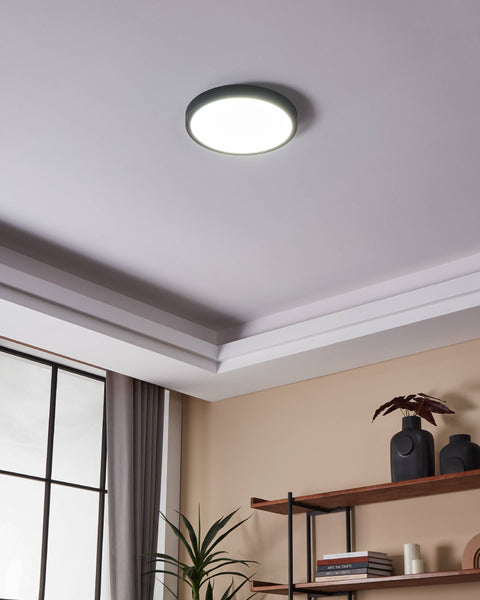 FUEVA-Z DL 19,5W 2500lm tuneable white, Ø285, negru