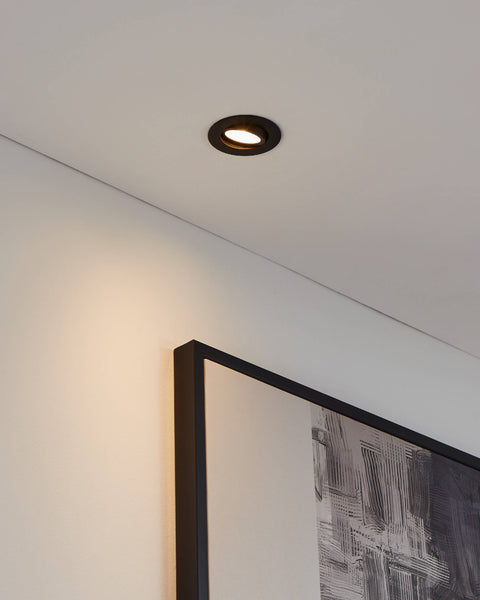 SALICETO-Z DL 5W 400lm RGB+TW, Ø88, negru