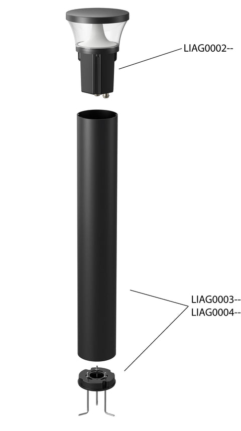 POLIS PRO 360 max. 25W 3000K/4000K/5000K CCT 230V IP65 negru