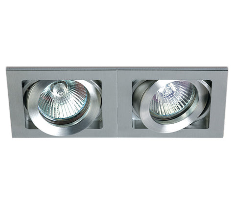 Helios-S/A2 2x50W GU5,3 MR16, 12V, IP20, aluminiu