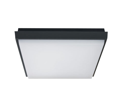 Rona Square LED 20W, 3000K, 1600lm, IP54,antracit