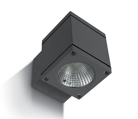 Mario-WL-Q LED 6W 3000K 440lm, IP54,antracit