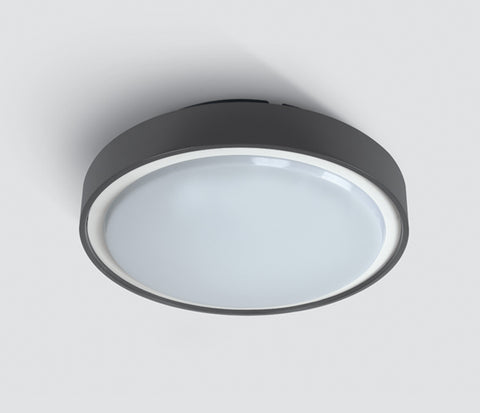 Berry LED 24W, 3000K, 1440lm, 230V, IP65, plastic,anthracite