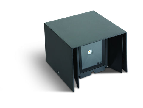 Icarus-S LED 2x3W 3000K 2x210lm, IP54,antracit