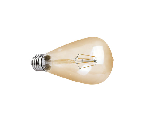 LED Retro lamp 7W, 2200K, 520lm, E27, 230V, Amber, dimabil