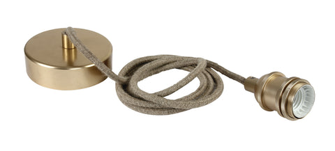 Rope Line pendant lamp, E27, l=2m, periat alama