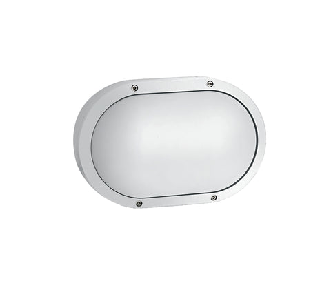 Teiko Oval , E27, 2x20W, IP54, alb