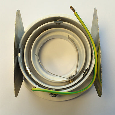 Punto-A/AL MR16, GU10, 50W IP20, adj., leaf springs, alb