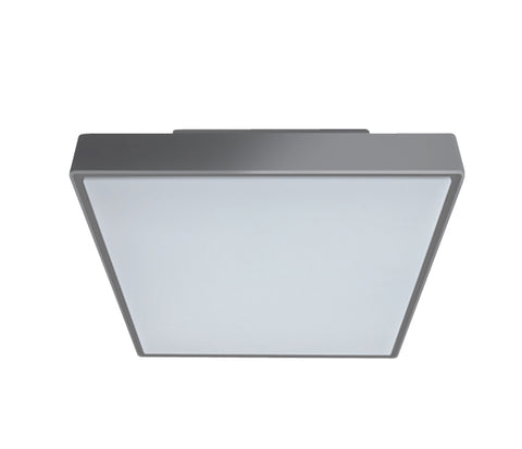 Plasto LED 15W, 3000K, 1280lm, 230V, IP65, plastic, gri