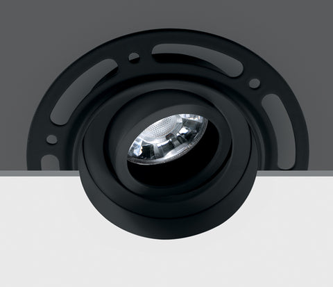 INA-R/T GU10 MR16, GU10, trimless, IP20, negru