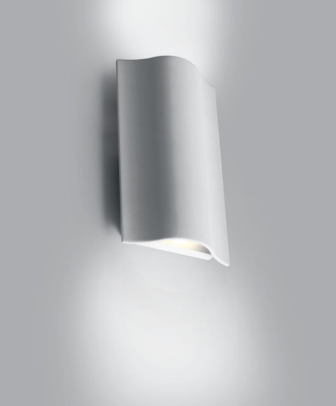 Emi-L LED 2x6W wall lamp 2x400lm 3000K 230V IP54 alb