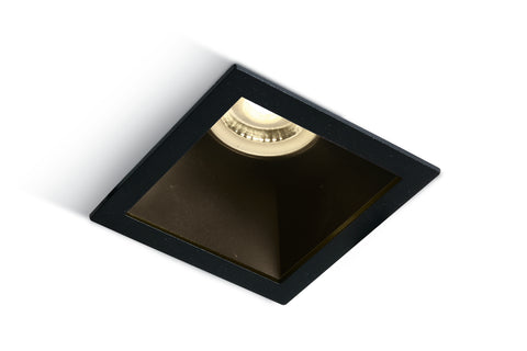 Ula 10W MR16 GU10 IP20 negru cu negru reflector