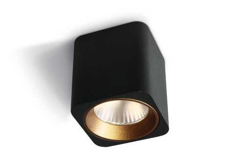 Bigo-SQ Ceiling light 7W LED 500lm 3000K 35° 230V IP20 negru
