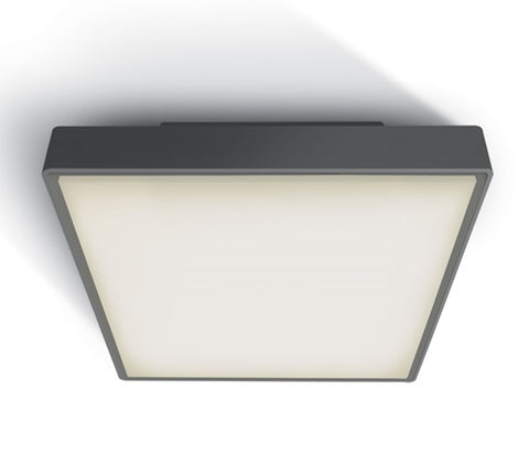 Plasto II 2x12W E27 100-240V IP65 IK08 plastic antracit