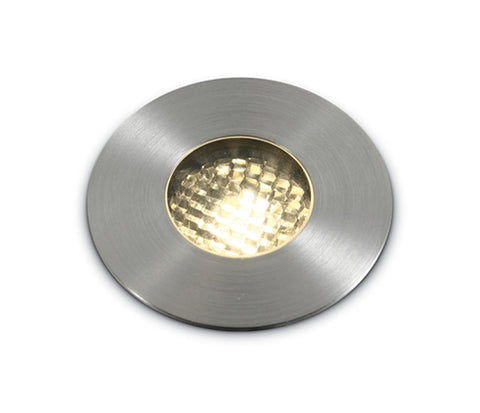 Floory LED, 3W,240lm,3000K,24V DC, IP67, 36°,inox