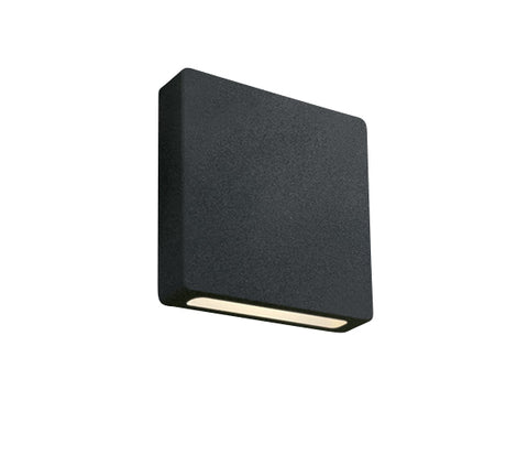 Alnar SQ Down 2W, 100lm, 3000K, IP65, negru