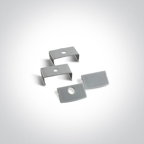 aluminiu profile 2 Meter incl. PC opal capac, aluminiu