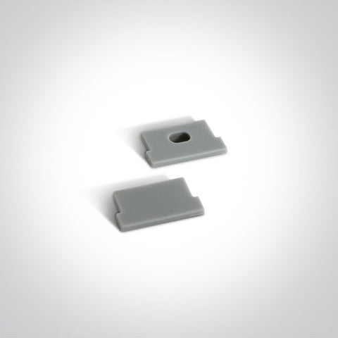 Floor mounting profile 7915R/AL+3mm PC opal capac IP67,2m