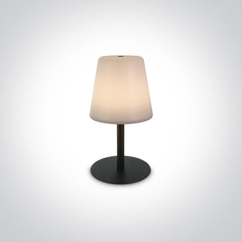 Asti LED 2W 80lm 3000K Batterie Touch switch IP65 negru