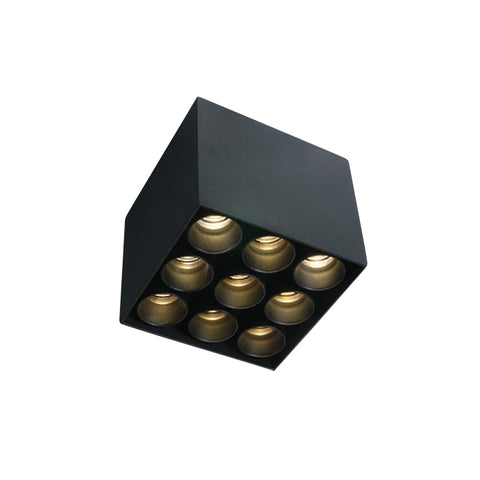 Kiko Square F LED 20W 1600lm 3000K Ra85 230V IP20 argintiu