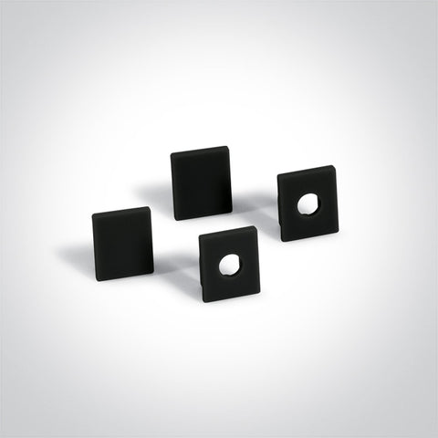 LED trimless profil aluminiu + PC diffuser negru 2m