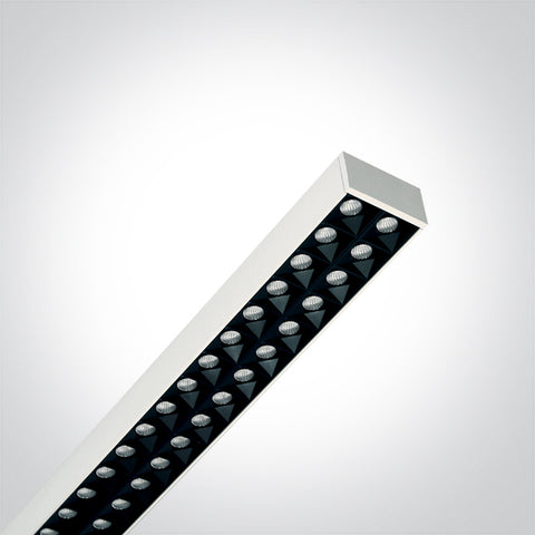 Proti Lens LED 75W 9700lm 4000K Ra80 220-240V IP20 dim alb