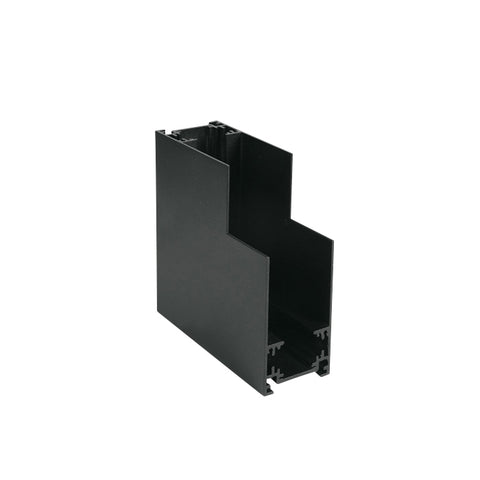 Conector mecanic 90° perete la perete (in) negru