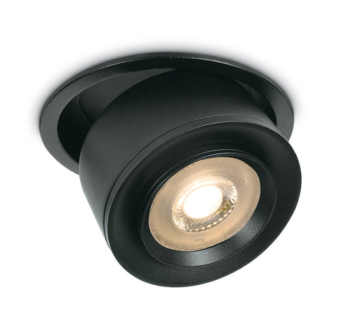 Weza LED 15W 1500lm 3000K CRI90 15-45° IP20 230V negru
