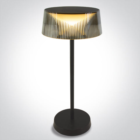 Flam LED 2W 200lm 3000K Comutator tactil Dimm IP44, negru