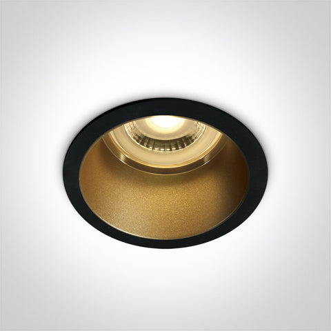 Giro D8 10W GU10 IP20 100-240V Dimm negru-alamă