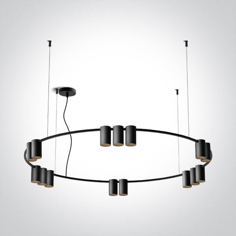 Sigo RD 15x7W MR16 GU10 110-240V negru